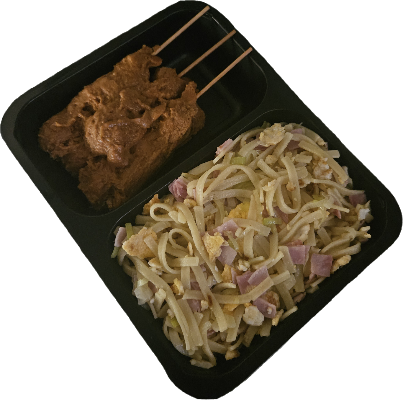 Chinese bami met kipsaté